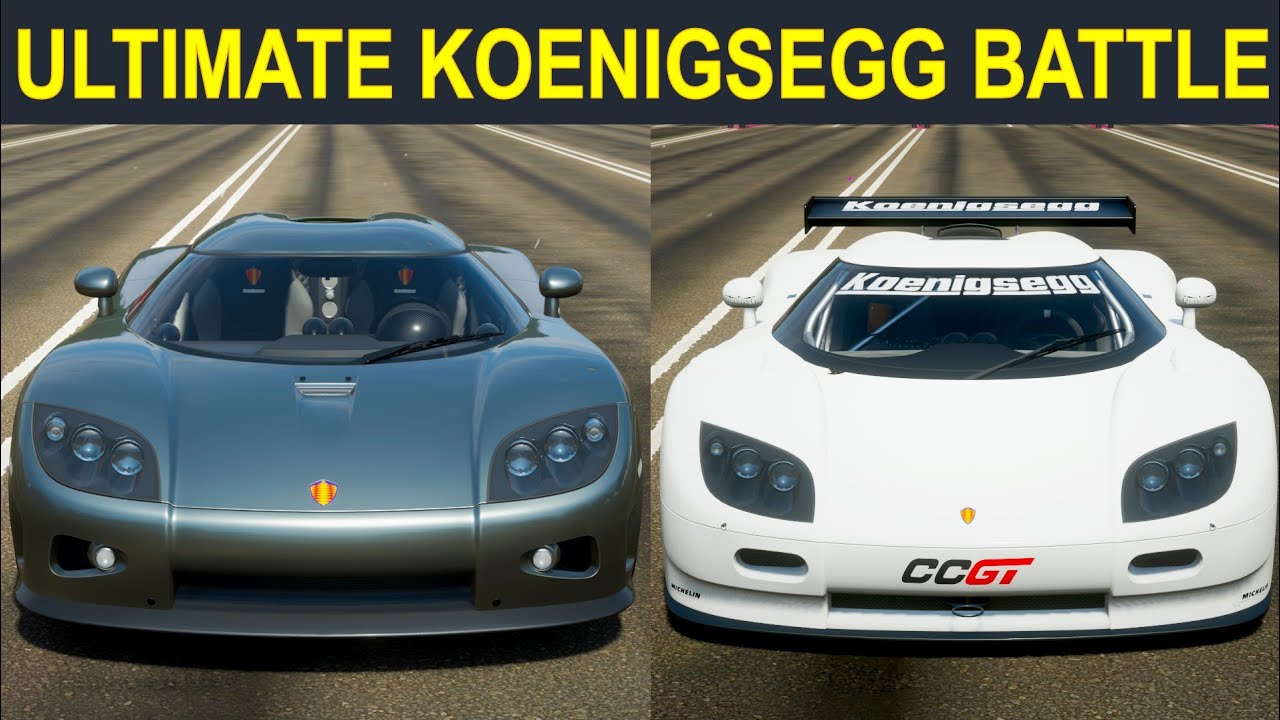 Forza Horizon 4: Koenigsegg CCGT vs. Koenigsegg CCX Drag Race