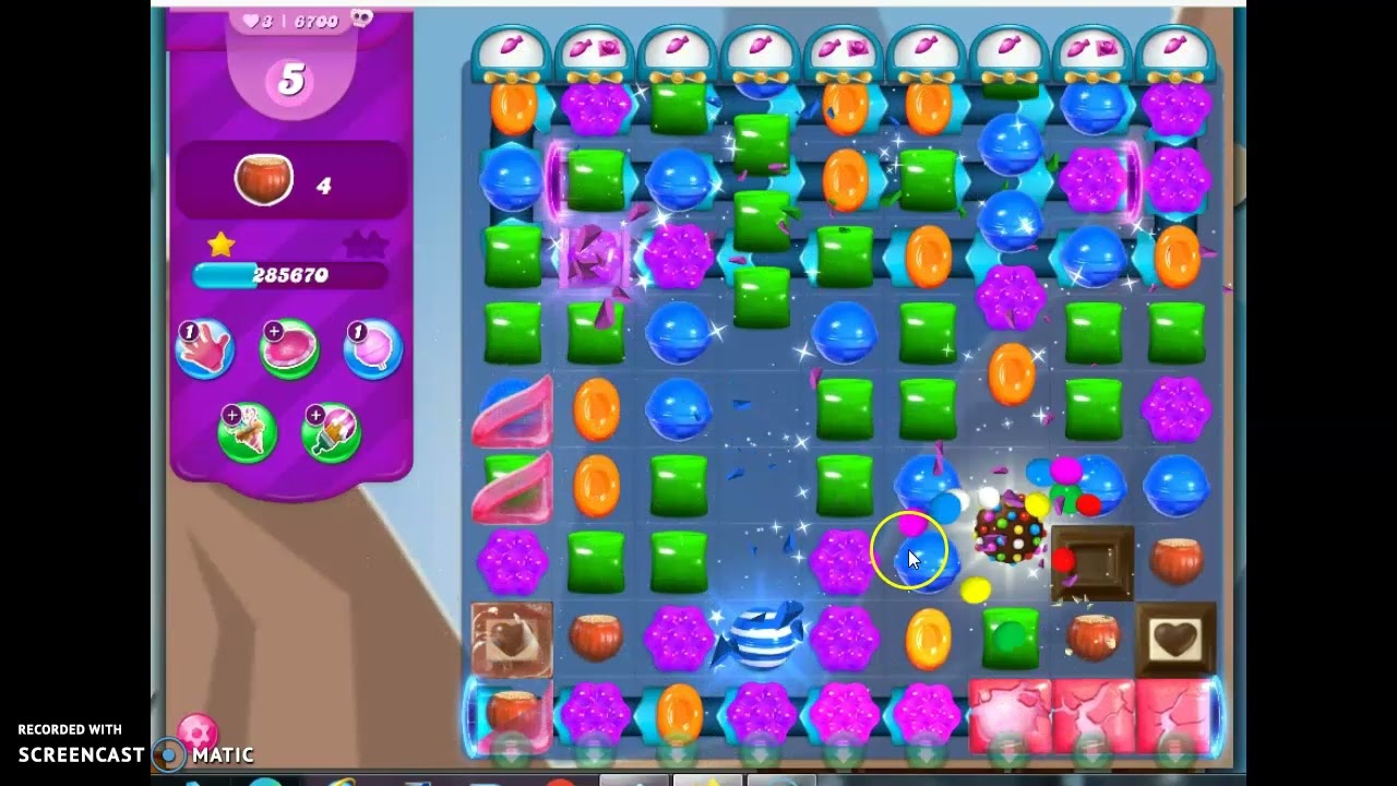 Candy Crush Saga Level 6700 No Boosters