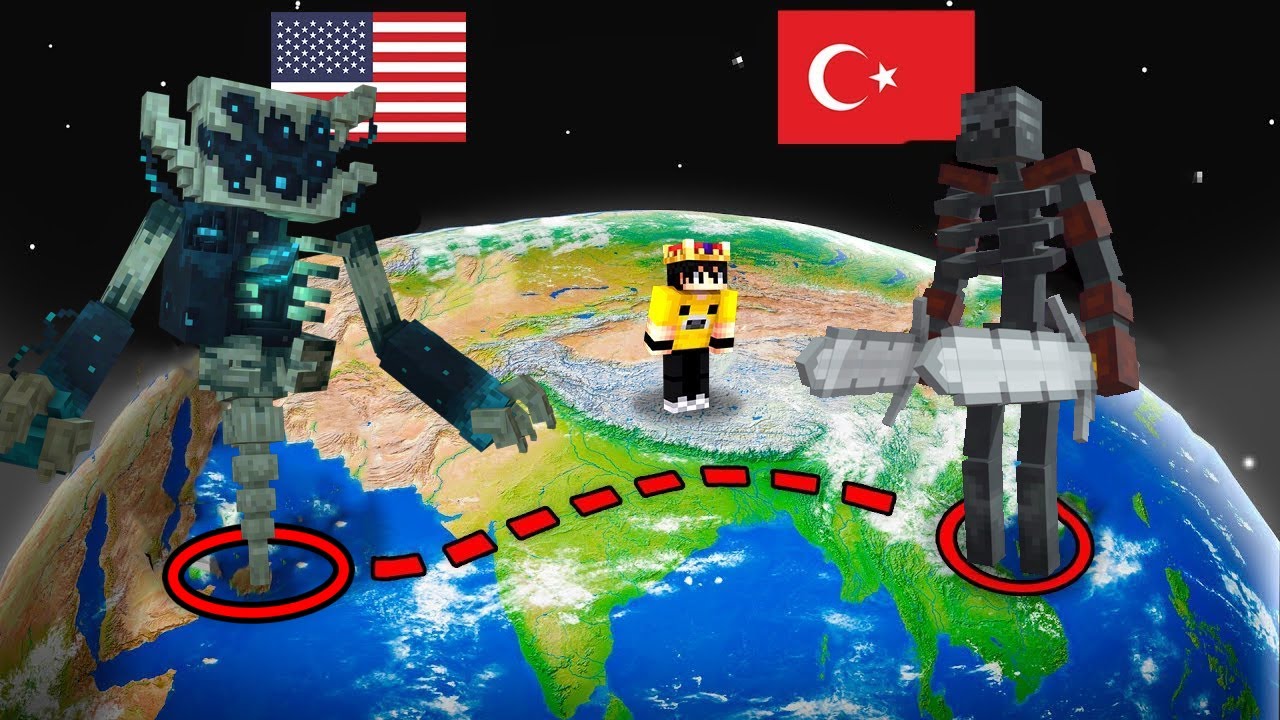 Minecraft'ta İLLEGAL MUTANTLAR DÜNYA SAVAŞINDA!