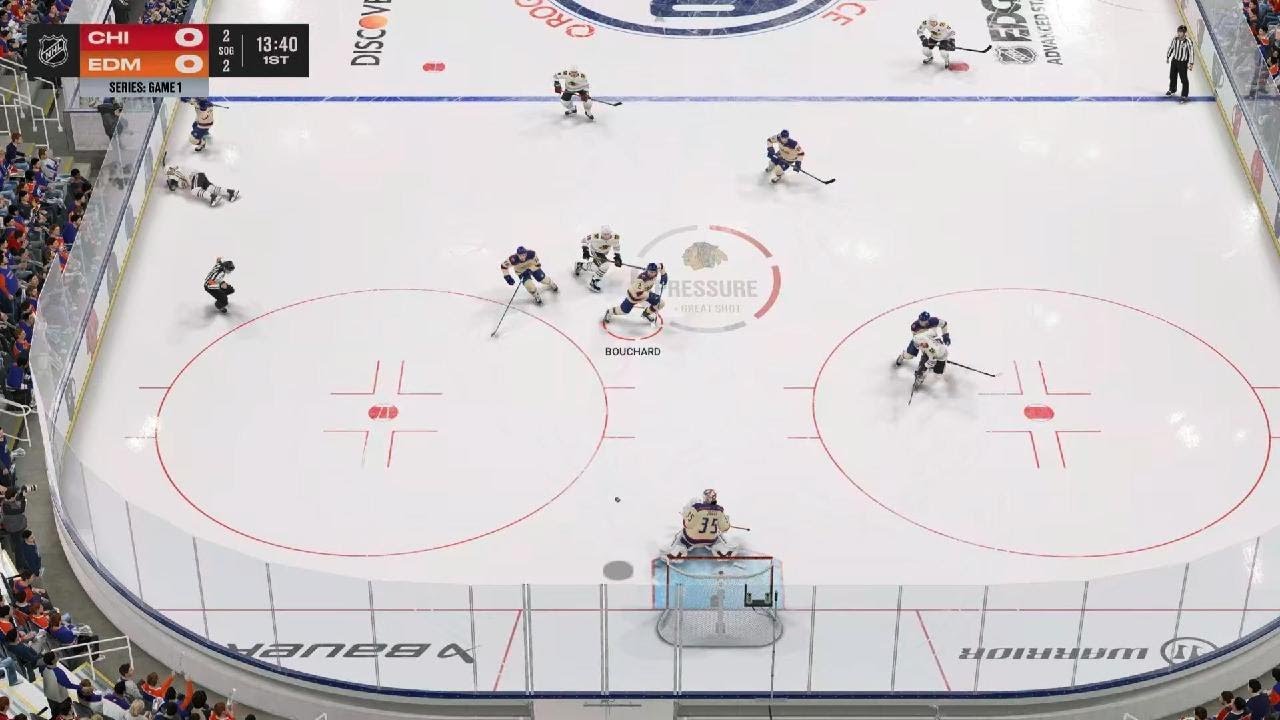 Oilers vs Blackhawks Playoffs Round 1 Game 1