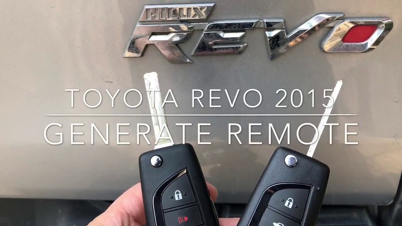 Toyota HILUX Revo 2015 Program chip H 8A and Generate Remote