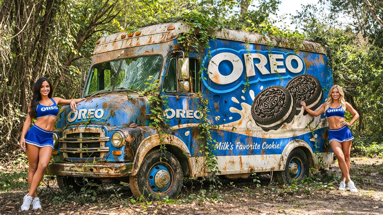 ASMR Truck Restoration Vintage Oreo Delivery Truck Full Restoration | Auto88 Car Restoration