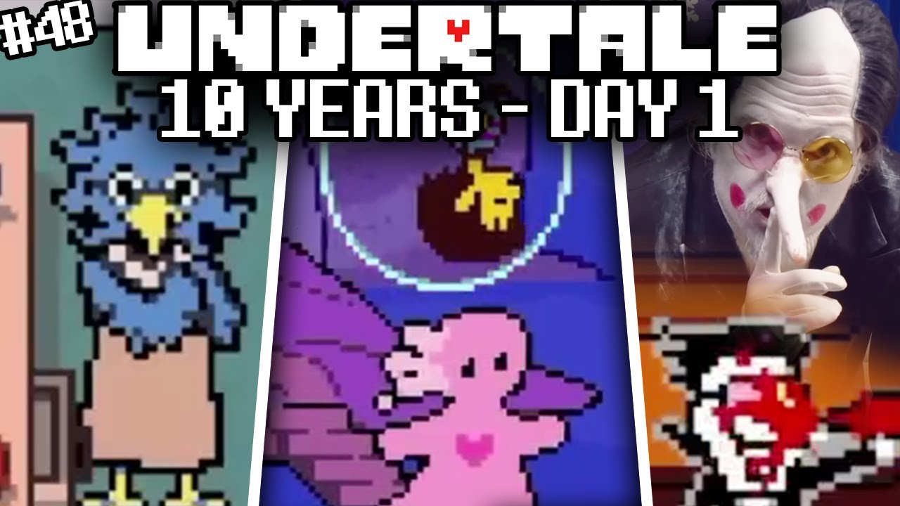 SPAMTON EN GRILLBY'S, NUEVAS ZONAS y M&Aacute;S | MI REACCI&Oacute;N al UNDERTALE 10th Anniversary Stream - Day 1