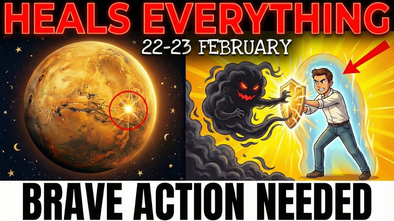 The Brave Action That Heals EVERYTHING - Tomorrow's Mars-Chiron Moment Changes Your Story (Feb 22)