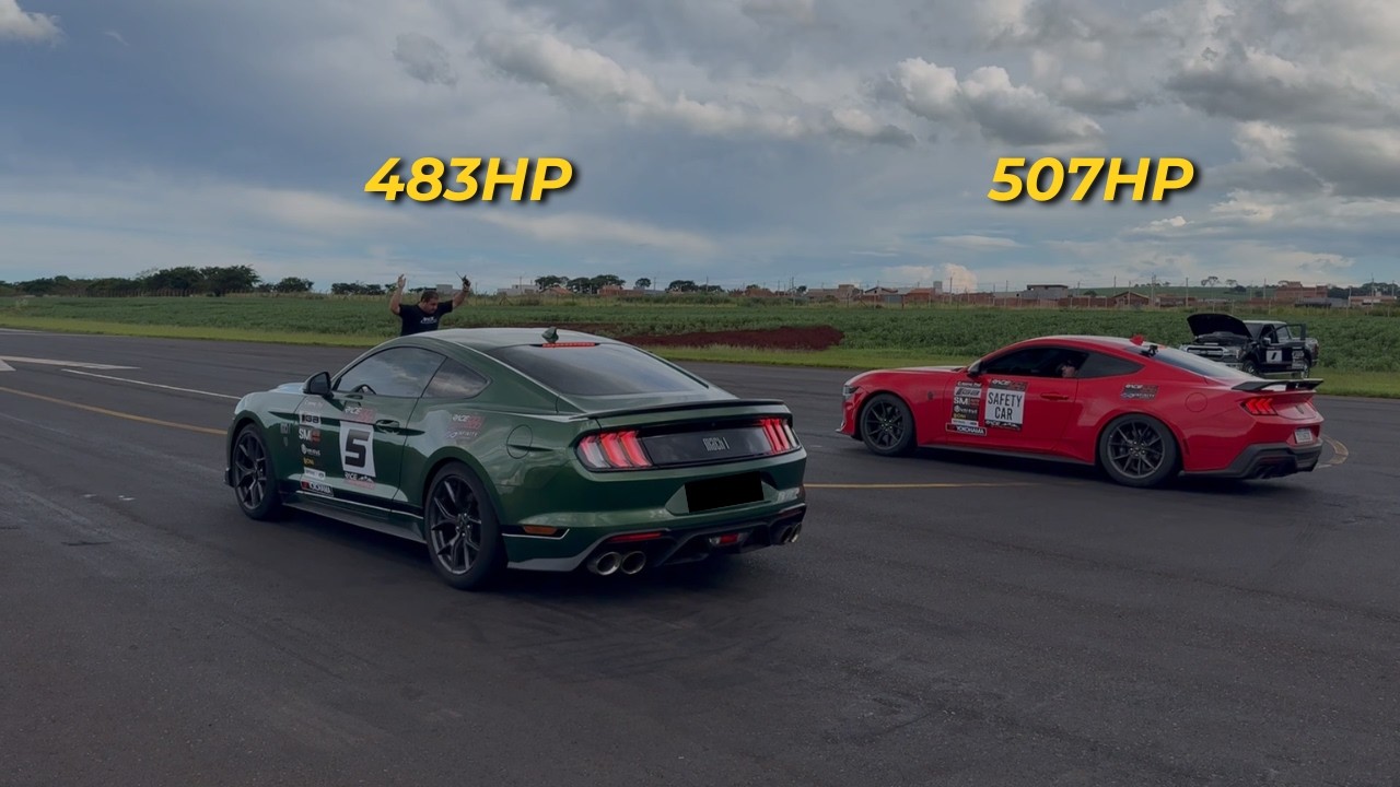 DRAG RACE MUSTANG MACH1 X MUSTANG DARKHORSE