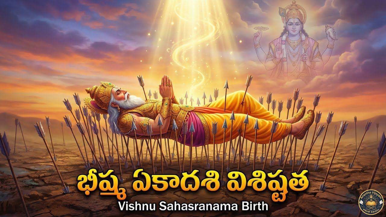 భీష్మ ఏకాదశి అసలు రహస్యం | విష్ణు సహస్రనామం ఎలా పుట్టింది? | Bhishma Ekadashi Story Telugu