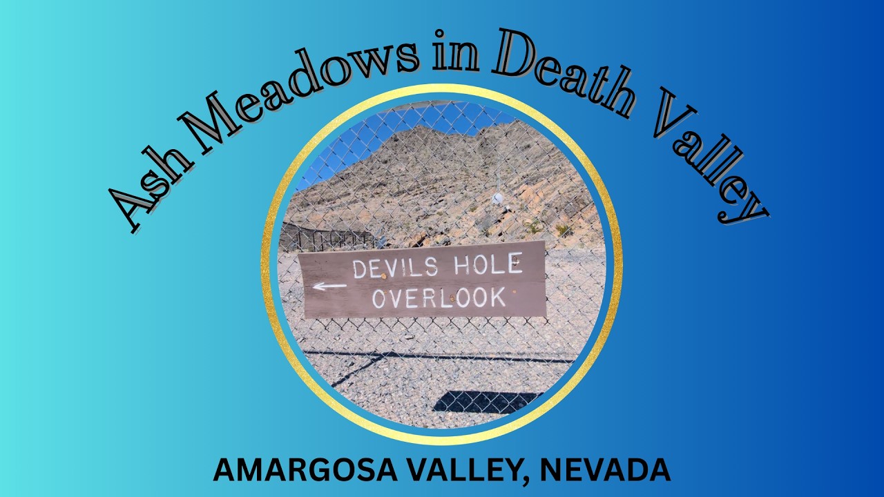 Devil's Hole and the endangered pupfish at a spiritual spring in Ash Meadows outside Death Valley
