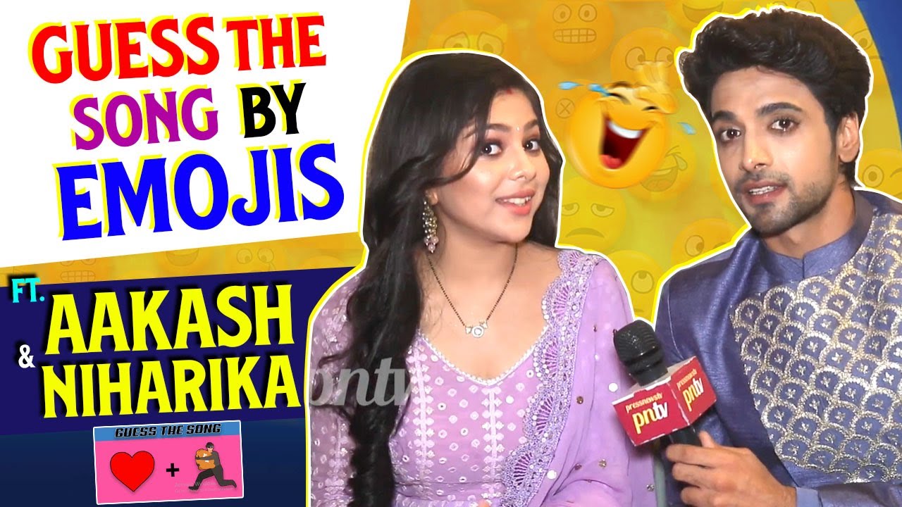 Guess The Song By Emojis Ft. Aakash Ahuja & Niharika Chouksey | Faltu | PNTV Exclusive Interview