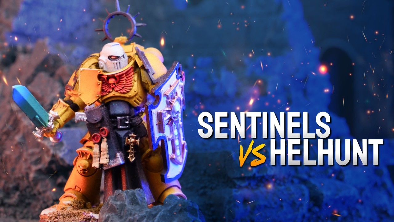 NEW Space Marines vs Chaos Knights - A LIVE Warhammer 40k Battle Report