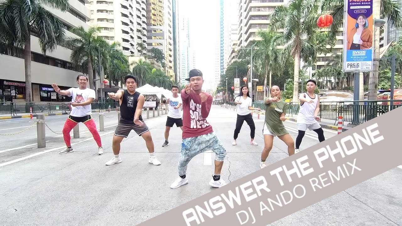 ANSWER THE PHONE BY: DJ ANDO REMIX | ZUMBA | MARKY, TEAM BLADERS & MV FITNESS