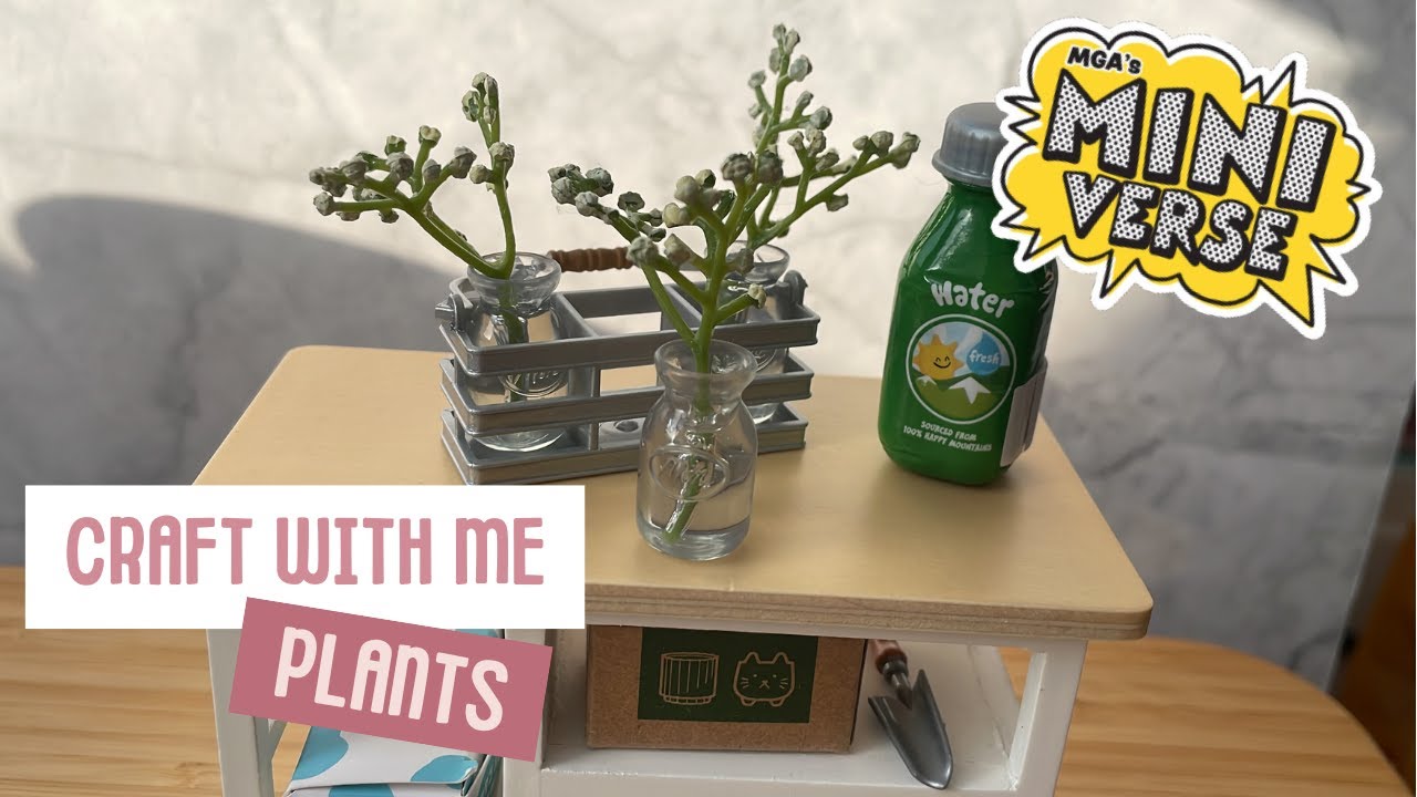 DIY Miniverse Home Edition -  Schleierkraut Trio und Blumen basteln