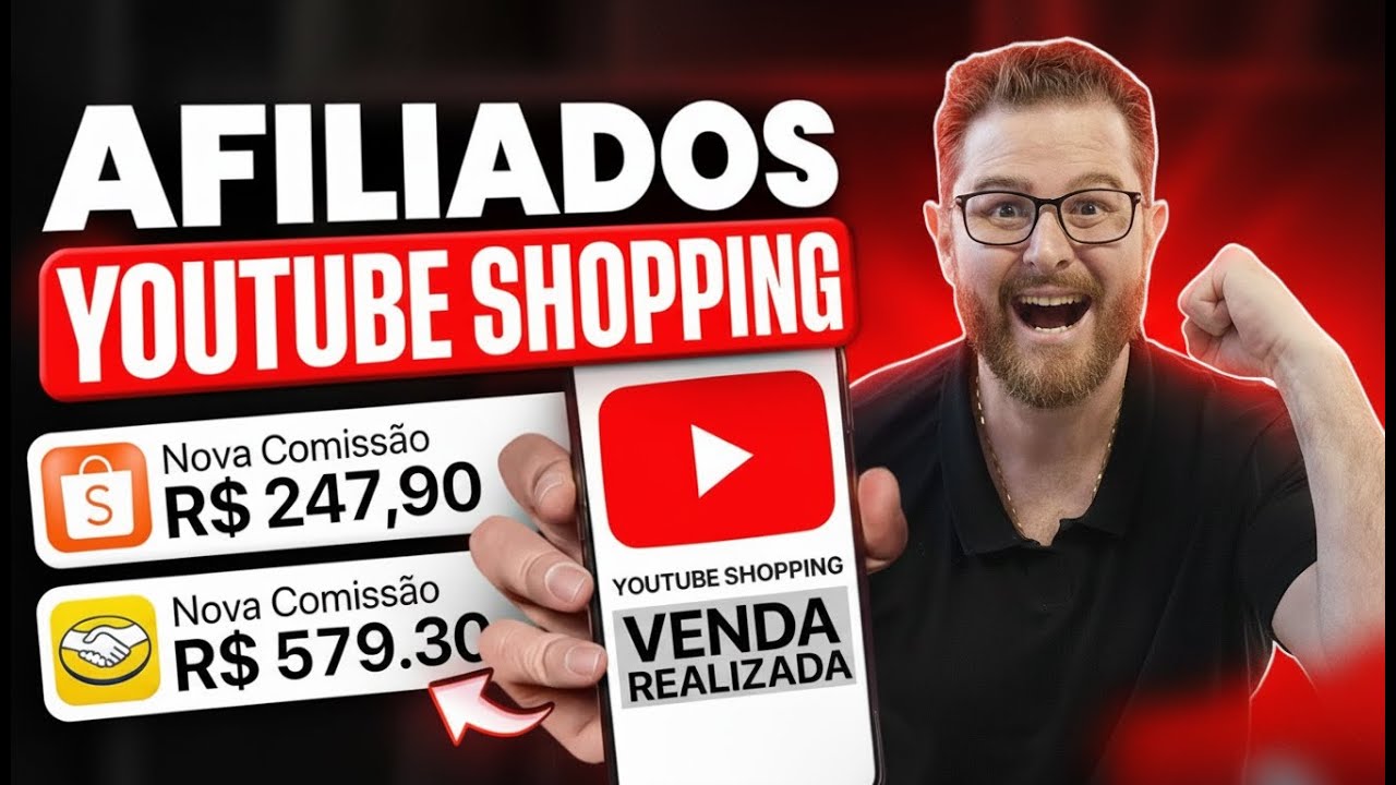 YouTube Shopping: Como Lucrar com Produtos do Mercado Livre e Shopee nos Seus V&iacute;deos