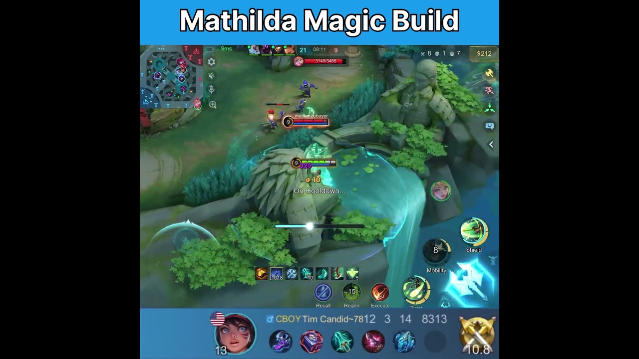 ✅Mathilda is BROKEN with Full Magic Build! 🔥 Insane Burst + Mobility | Mobile Legends #mobilelegends