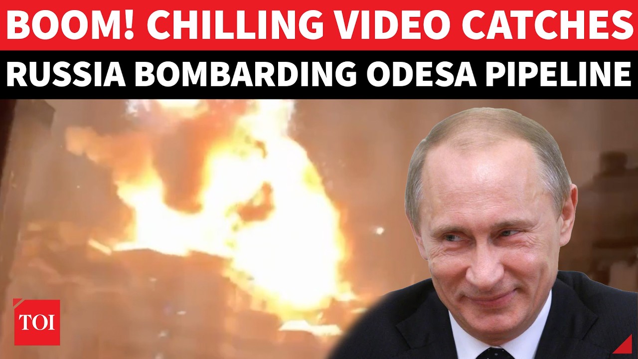 CHILLING Moment Russia BLOWS UP Odesa Gas Pipeline; Putin’s HELLFIRE Ravages Odesa, Kharkiv | Watch