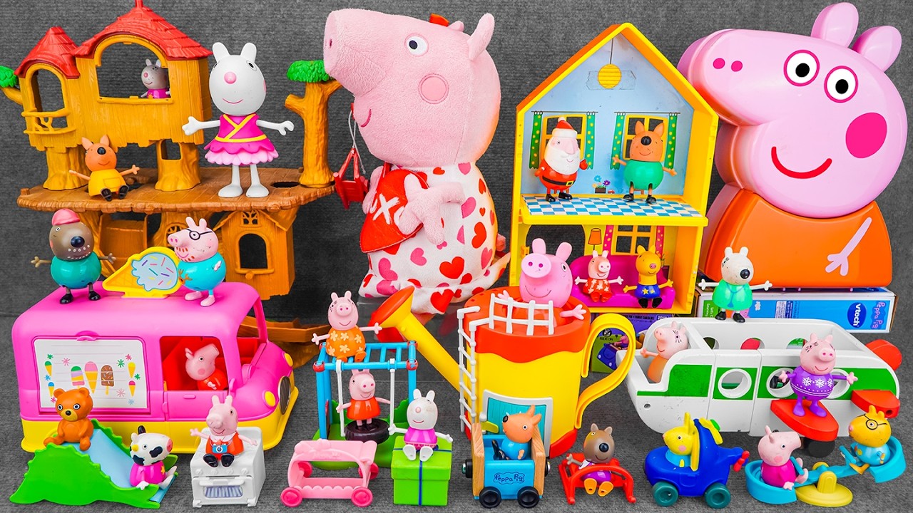 Toy ASMR | 63 Minutes Satisfying with Unboxing Cute Peppa Pig Amazing Peppa Pig Farm House Playset