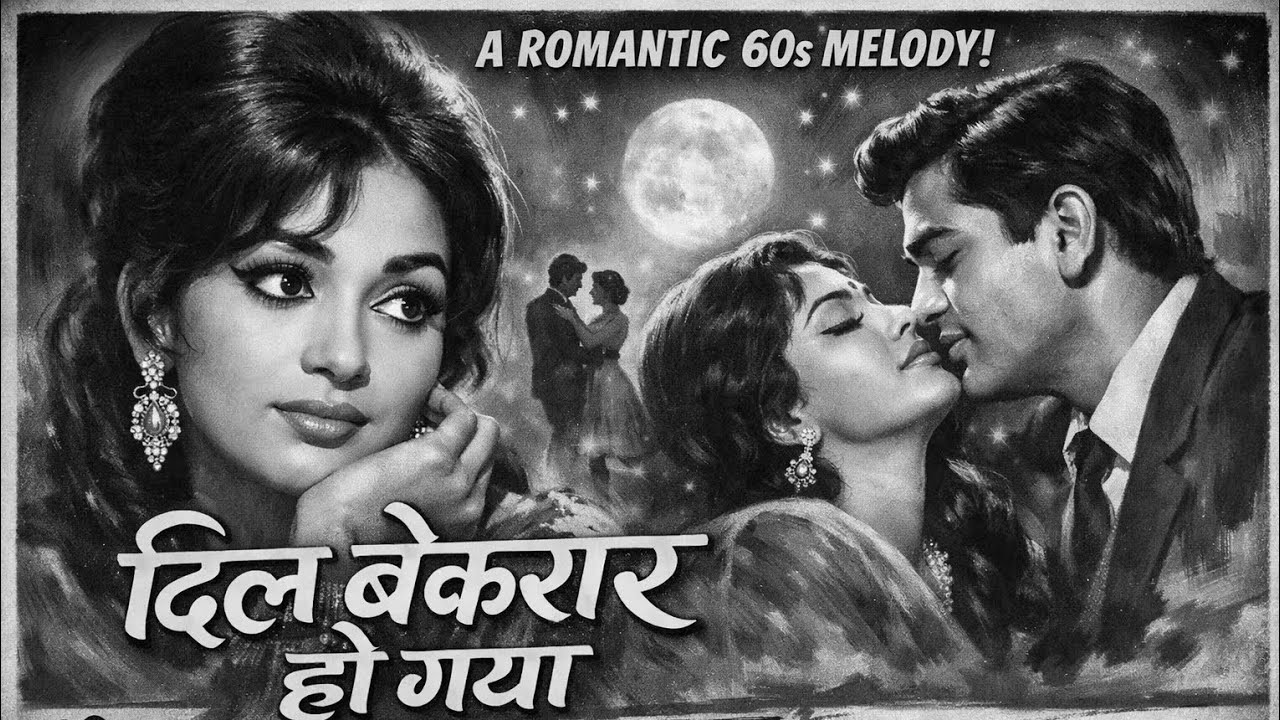 दिल बेकरार हो गया | Classic 60s Bollywood Song | Old Hindi Romantic Melody