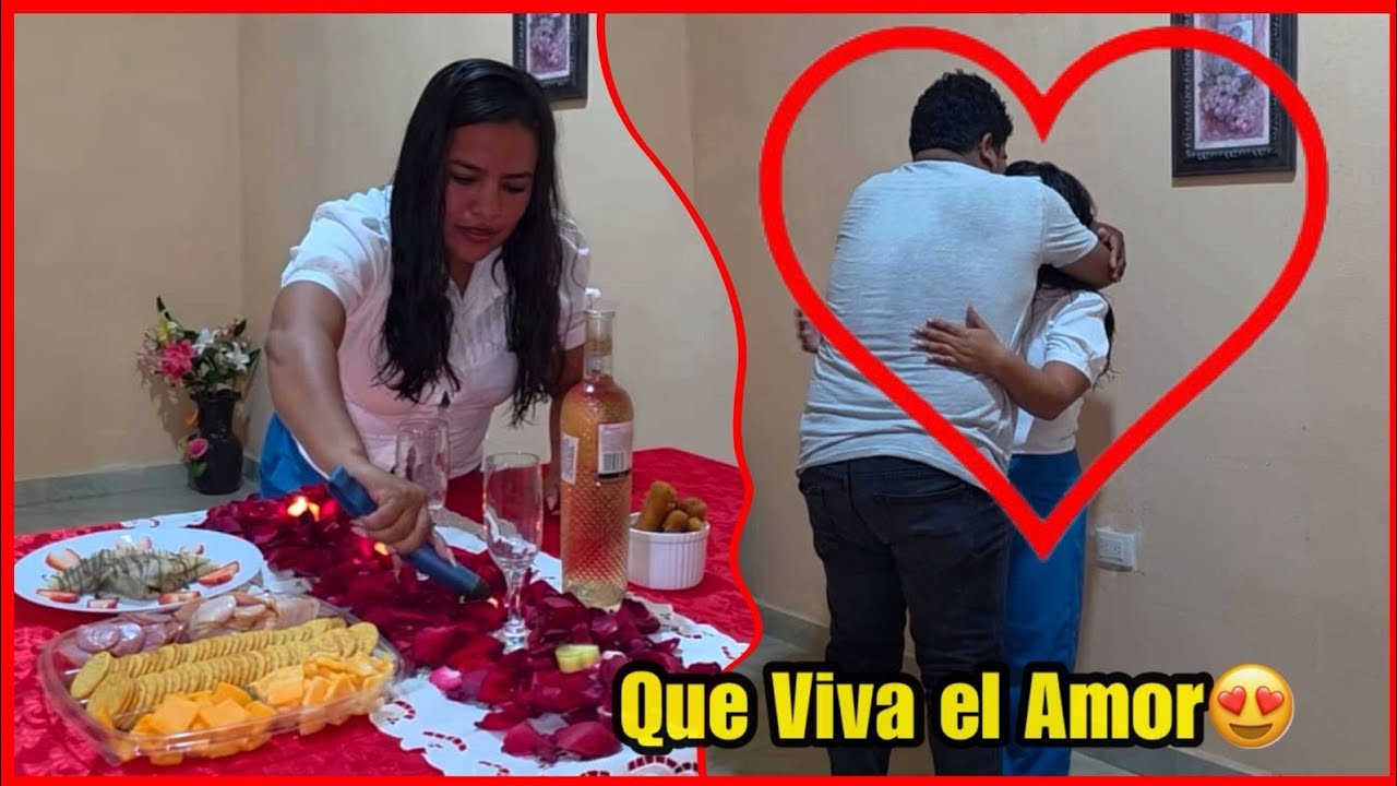 Noche Romántica Para Mi AMOR🥰Llora de Felicidad 😭🥰