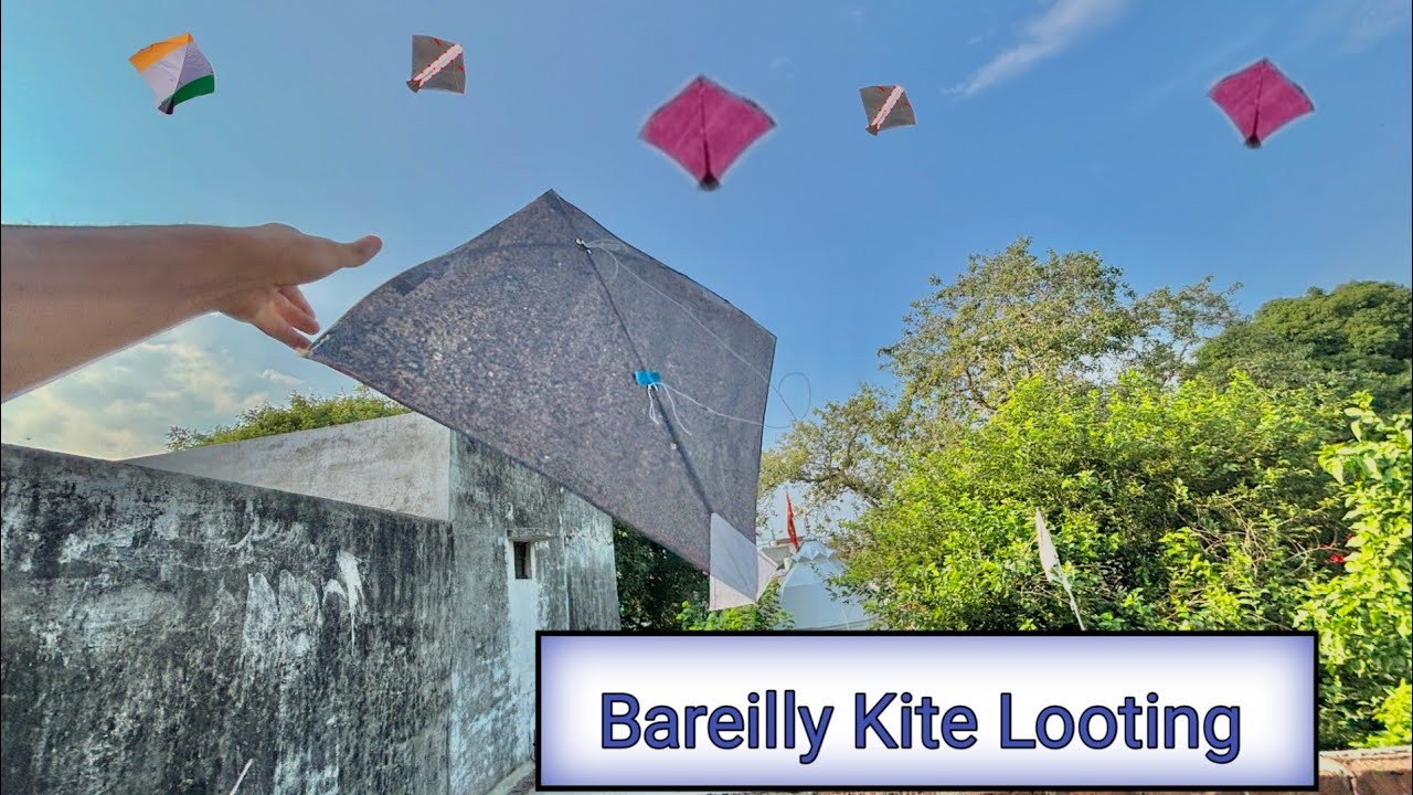 Bareilly Kite Looting 🔥 Kite Caughting in summer