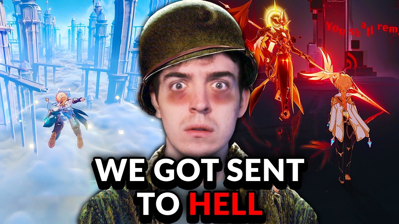 THE SECRET ARCHON QUEST IS CRAZY... Genshin Impact Temple of Space 6.5 world quest full reaction