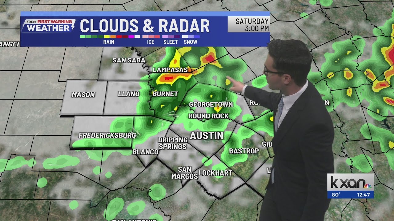 Strong to severe thunderstorms in Central Texas on Saturday | KXAN Weather Forecast (Mar. 6)