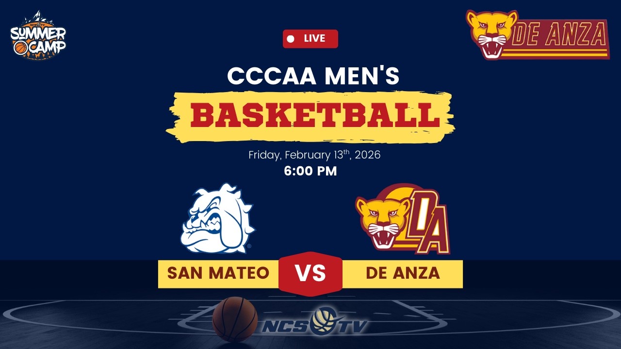 College of San Mateo vs De Anza College Men's Basketball LIVE 2/13/26