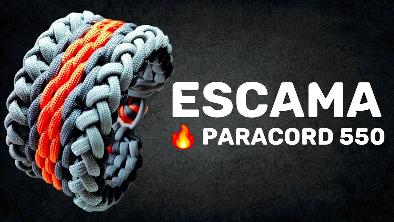 🔥Cómo hacer la PULSERA ESCAMA en PARACORD 550 | Tutorial Profesional