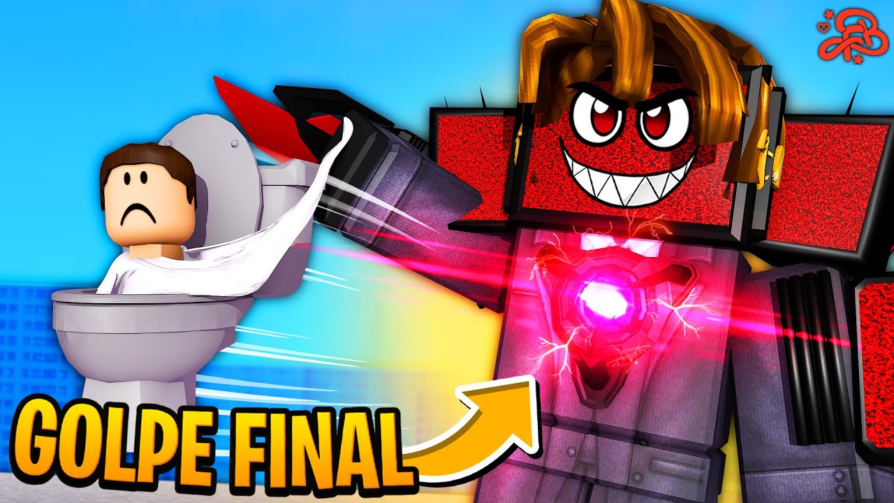 RAFINHA virou SKIBIDI EVIL SUPREME CAMERAMAN no Super Toilet Brawl - Roblox