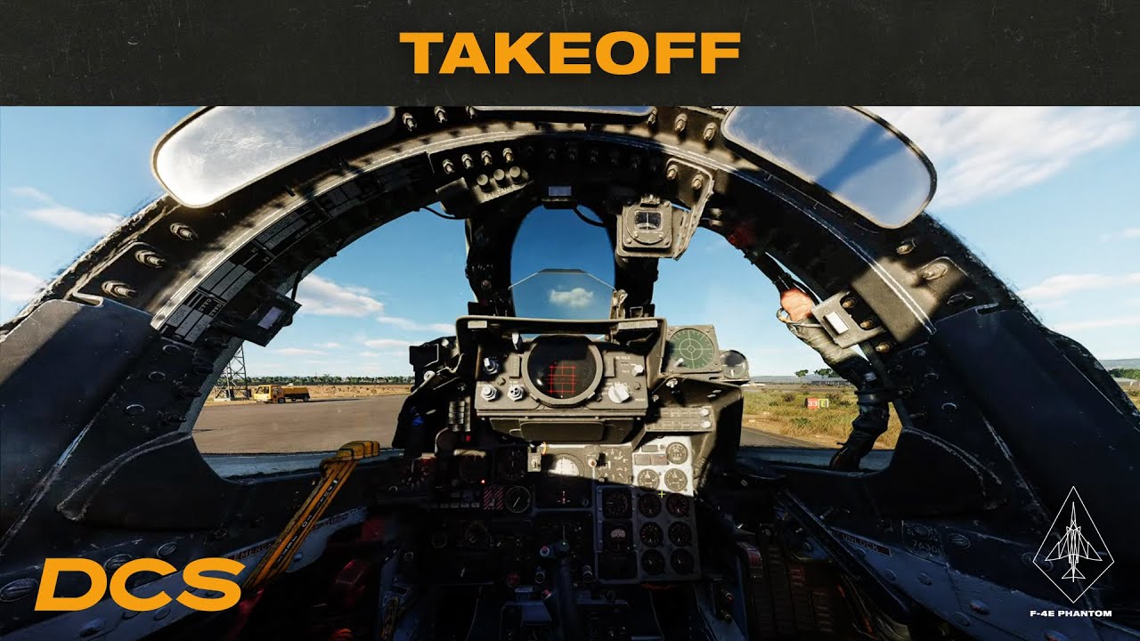 Учебное пособие 3 по DCS F-4E — Взлет