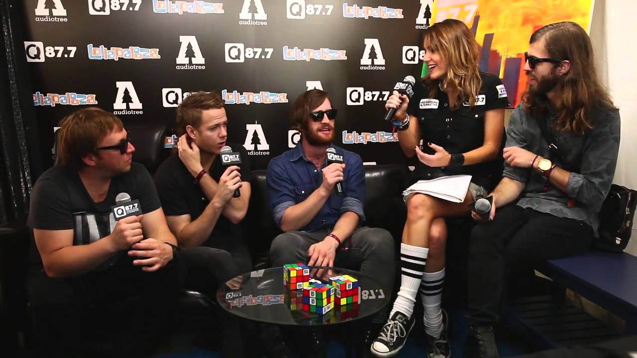 Lauren Interviews Imagine Dragons Backstage At Lolla 2013