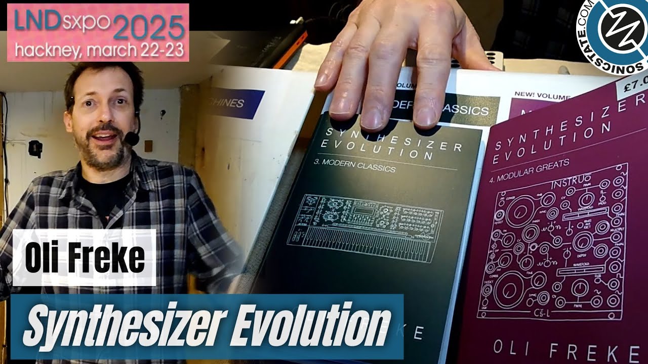 Synth Evolution's Vintage Synthesizer Illustrations - LSPXPO 2025