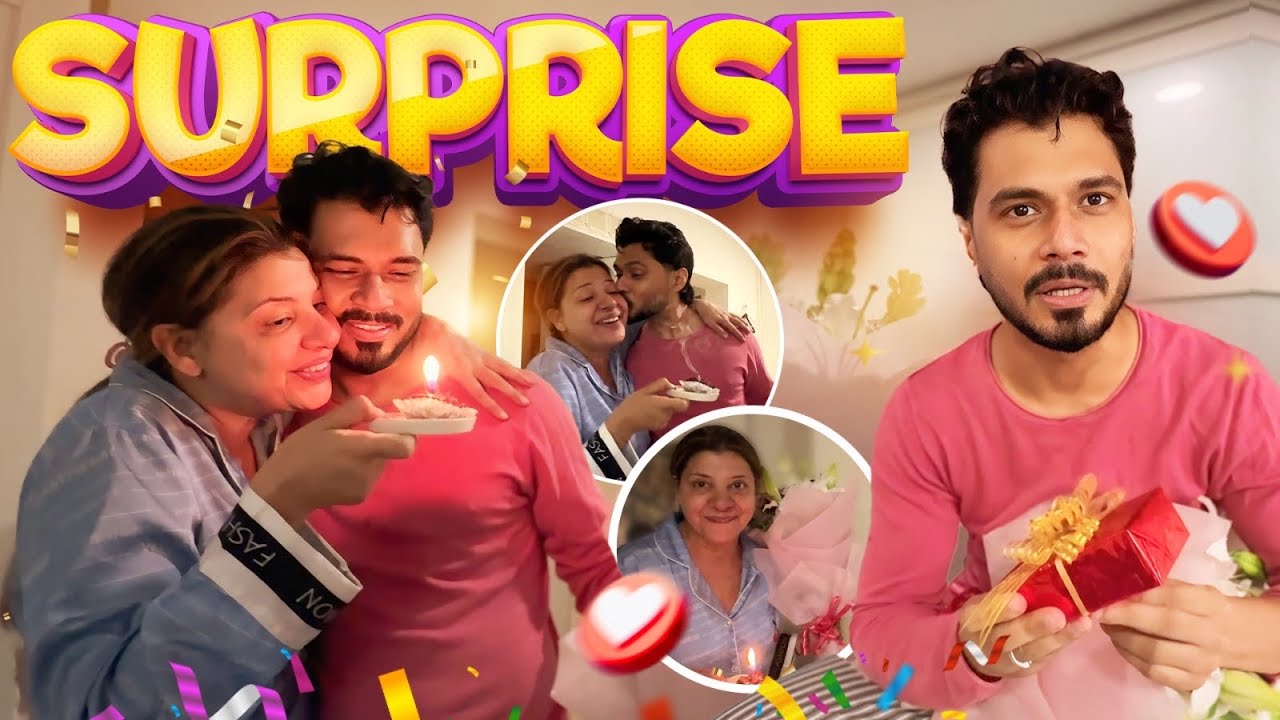 HUSBAND SECRET BIRTHDAY SURPRISE NAHI PAKAD PAYA😍