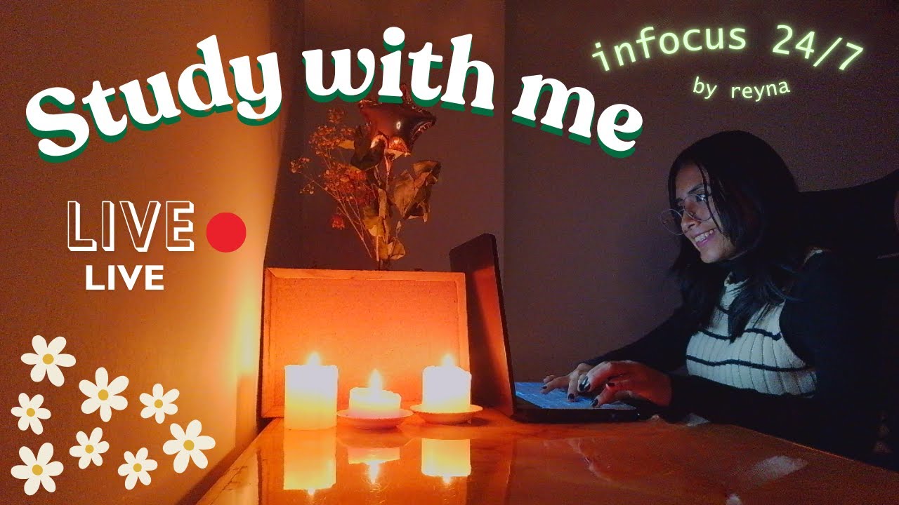 1.5HOURS study with me live 90/15 POMODORO   estudia conmigo en vivo goal: 1000 subs