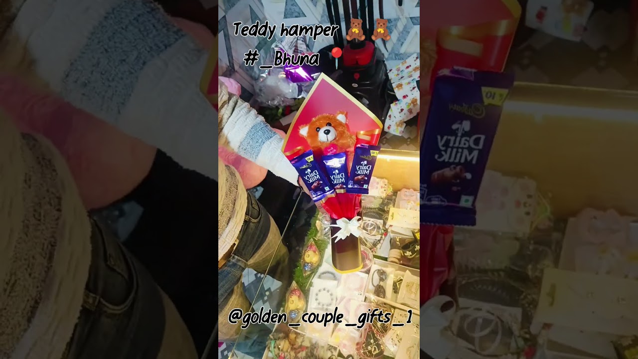 teddy hamper 🧸🧸 available at Bhuna #foryou #love #flowers #valentinesday #flowers #foryoupage