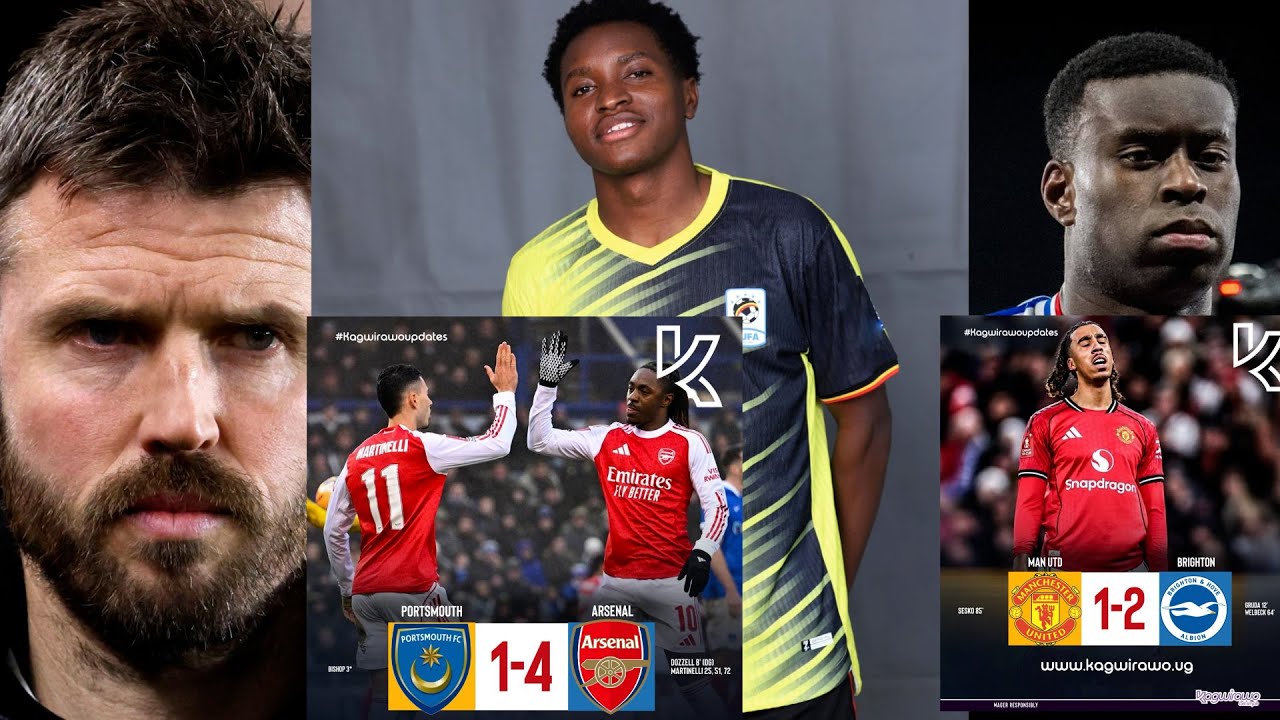 Old Trafford woes grow as Brighton sink United, Arsenal chase 4 trophies & Allan Okello billionaire