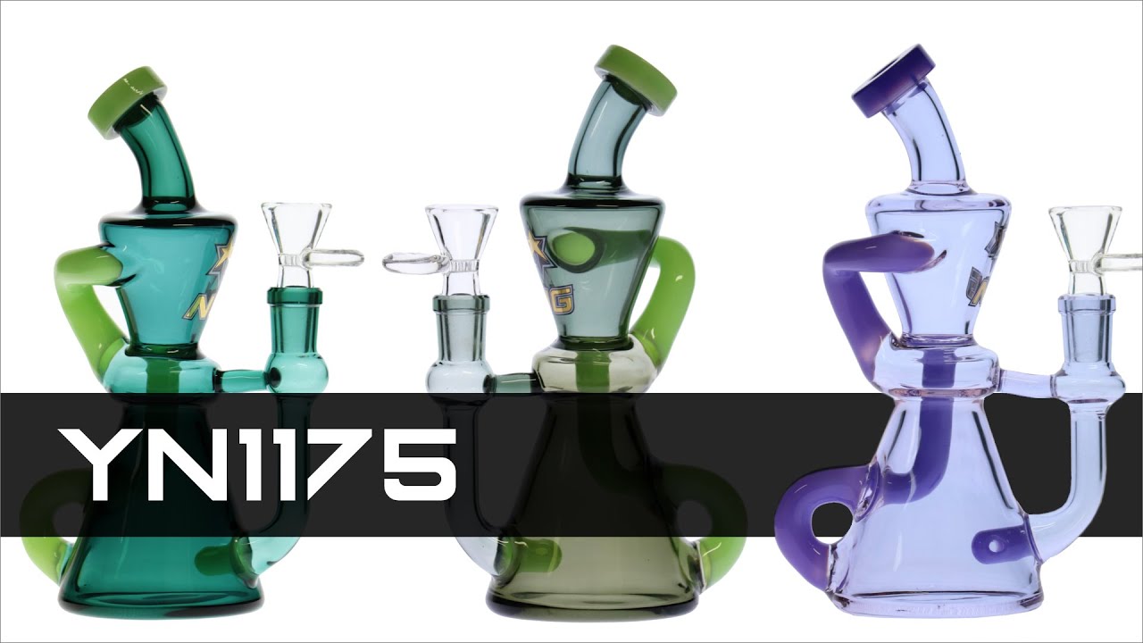 YN1175 | NG NICE GLASS Reverse Stem Recycler