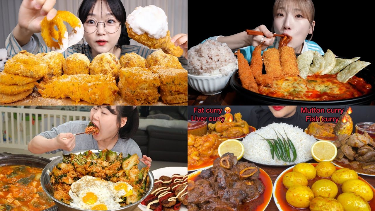 The BEST of ASMR MUKBANG | Compilation of BIG BITES