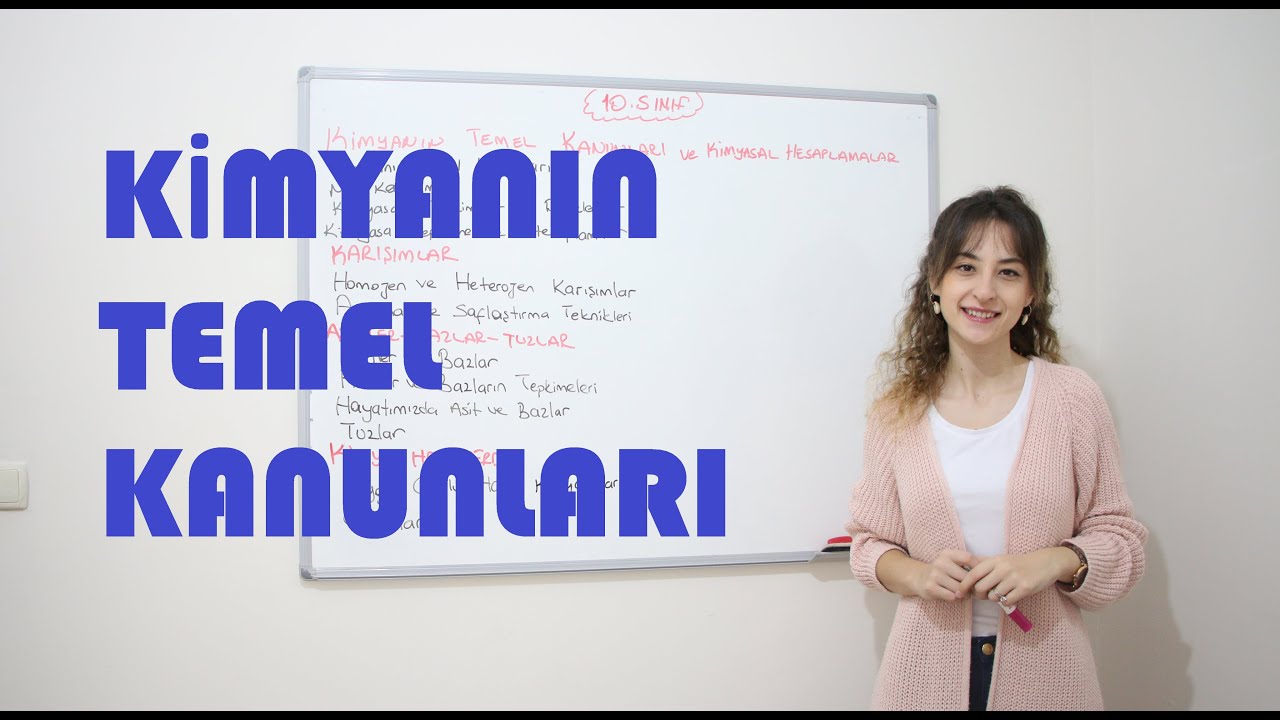 1- KİMYANIN TEMEL KANUNLARI 2022