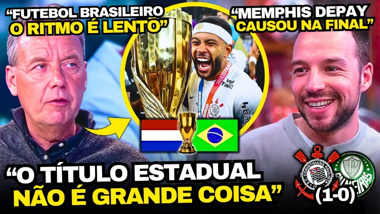 TV HOLANDESA REPERCUTIU O 1° TÍTULO DO MEMPHIS DEPAY NO CORINTHIANS