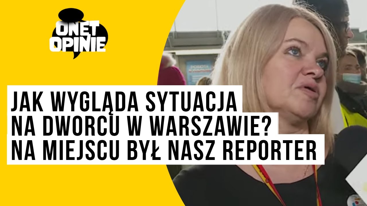 Jak wygląda sytuacja na dworcu w Warszawie? Na miejscu był nasz reporter