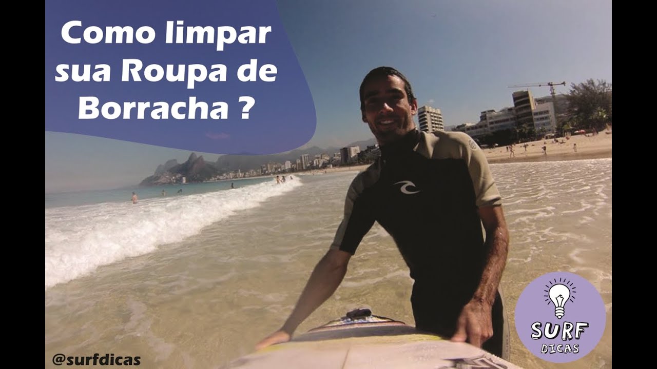 Como limpar sua roupa de borracha (How to Clean Your wetsuit)