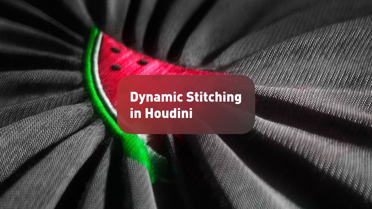 Vellum Dynamic Stitching - Houdini Tutorial