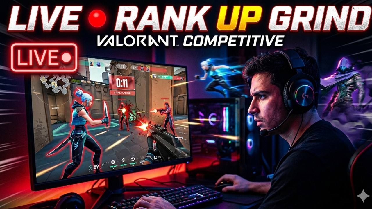 LIVE 🔴 Valorant Competitive Grind | Rank Up Journey Begins