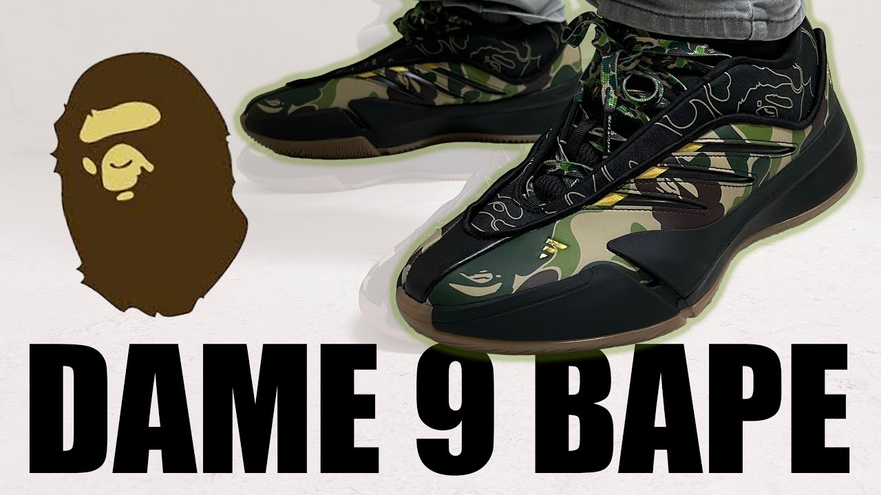 Finally! a collab I've been waiting for! DAME 9 x BAPE collab!!