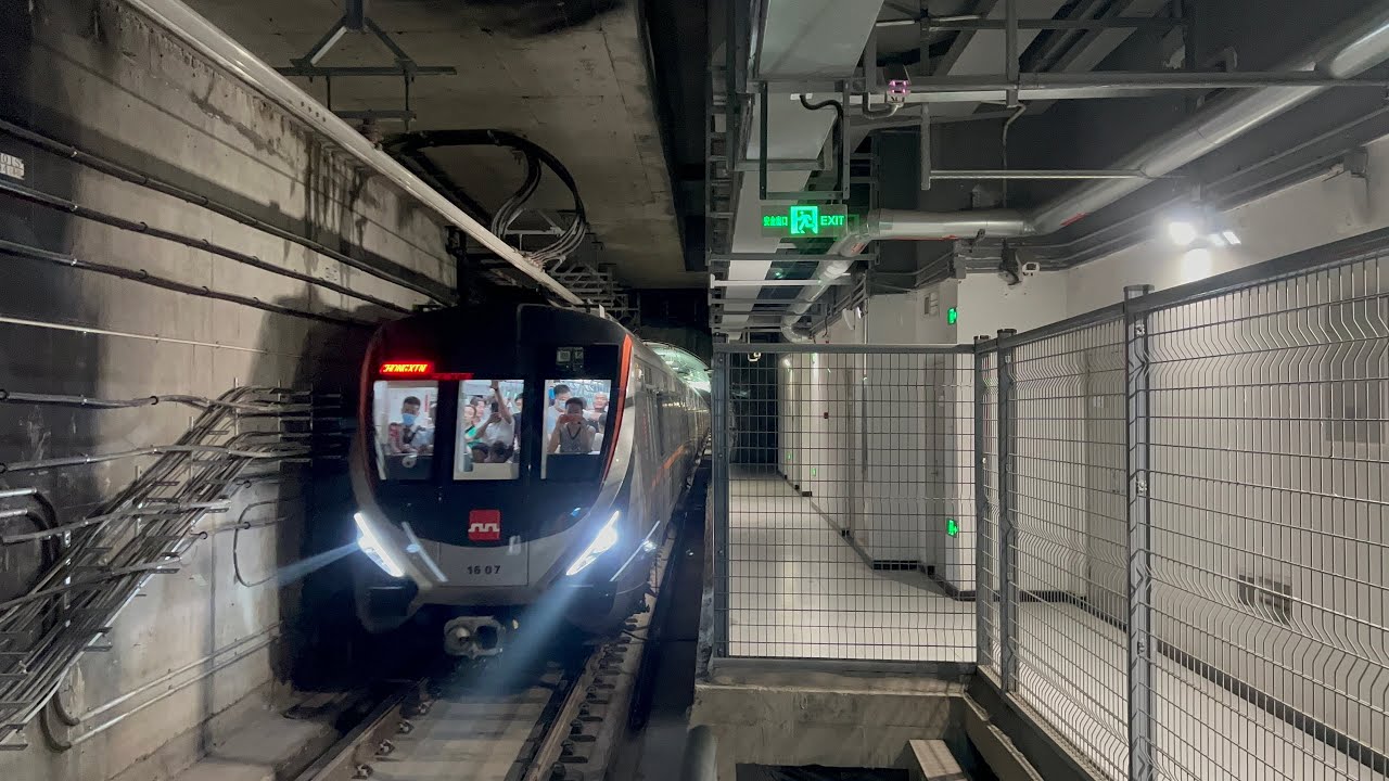 『Xian Metro』西安首条无人驾驶地铁，16号线一期全程POV
