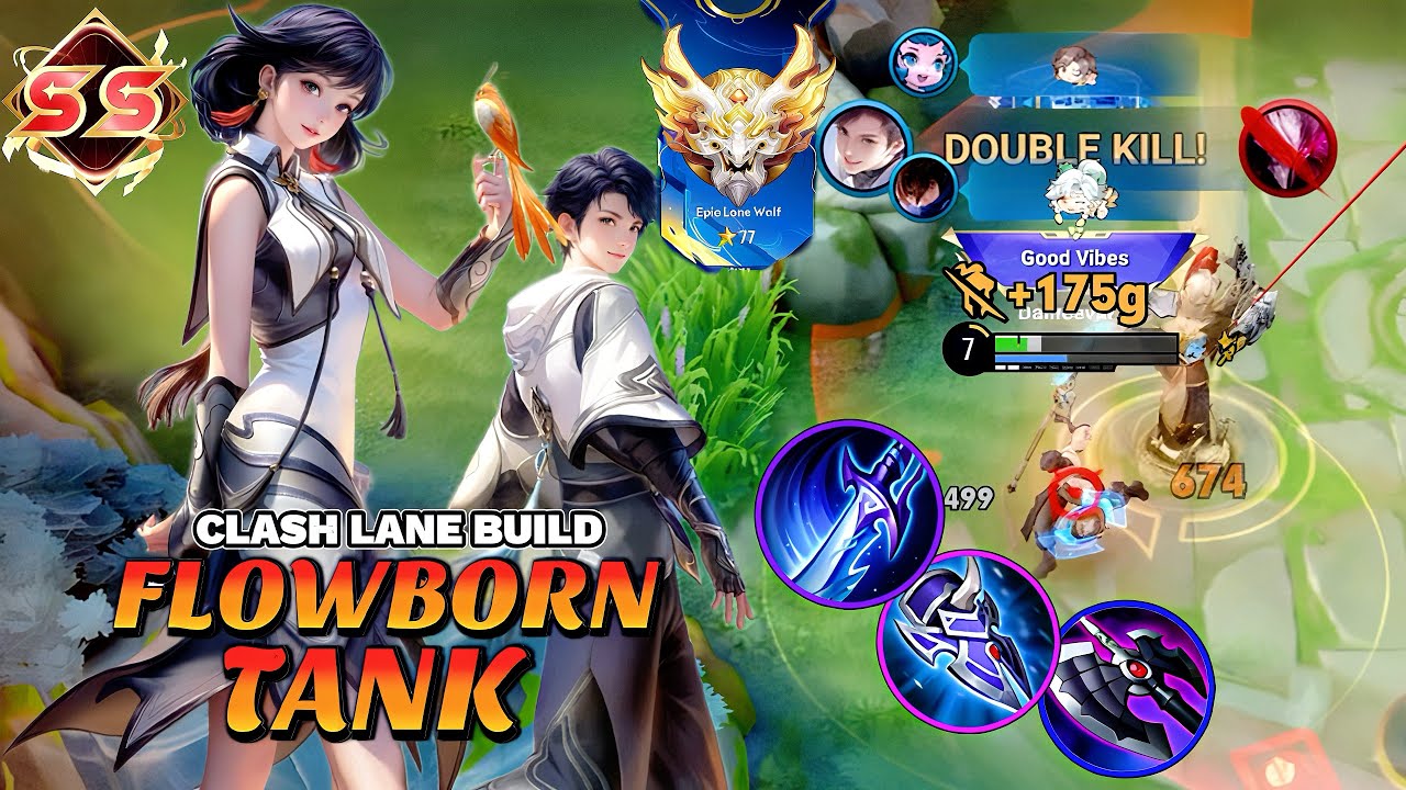 FLOWBORN TANK ⚡ CLASH BUILD THAT ONE-SHOTS SQUISHY HEROES | HONOR OF KINGS