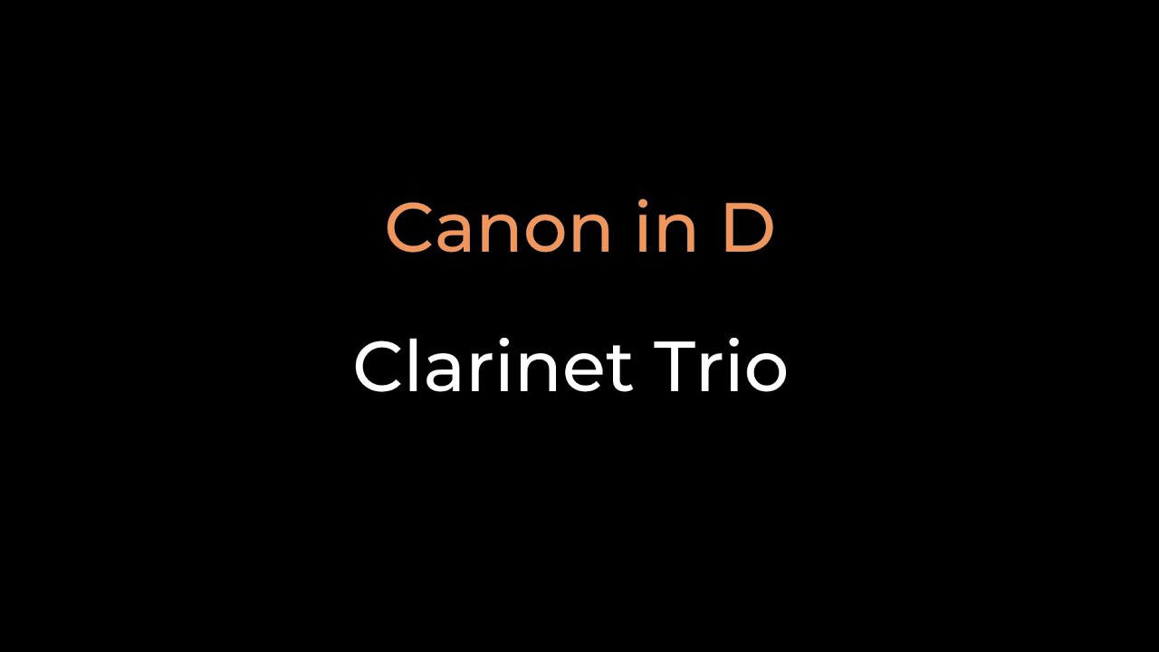 Easy Clarinet Trio: 
