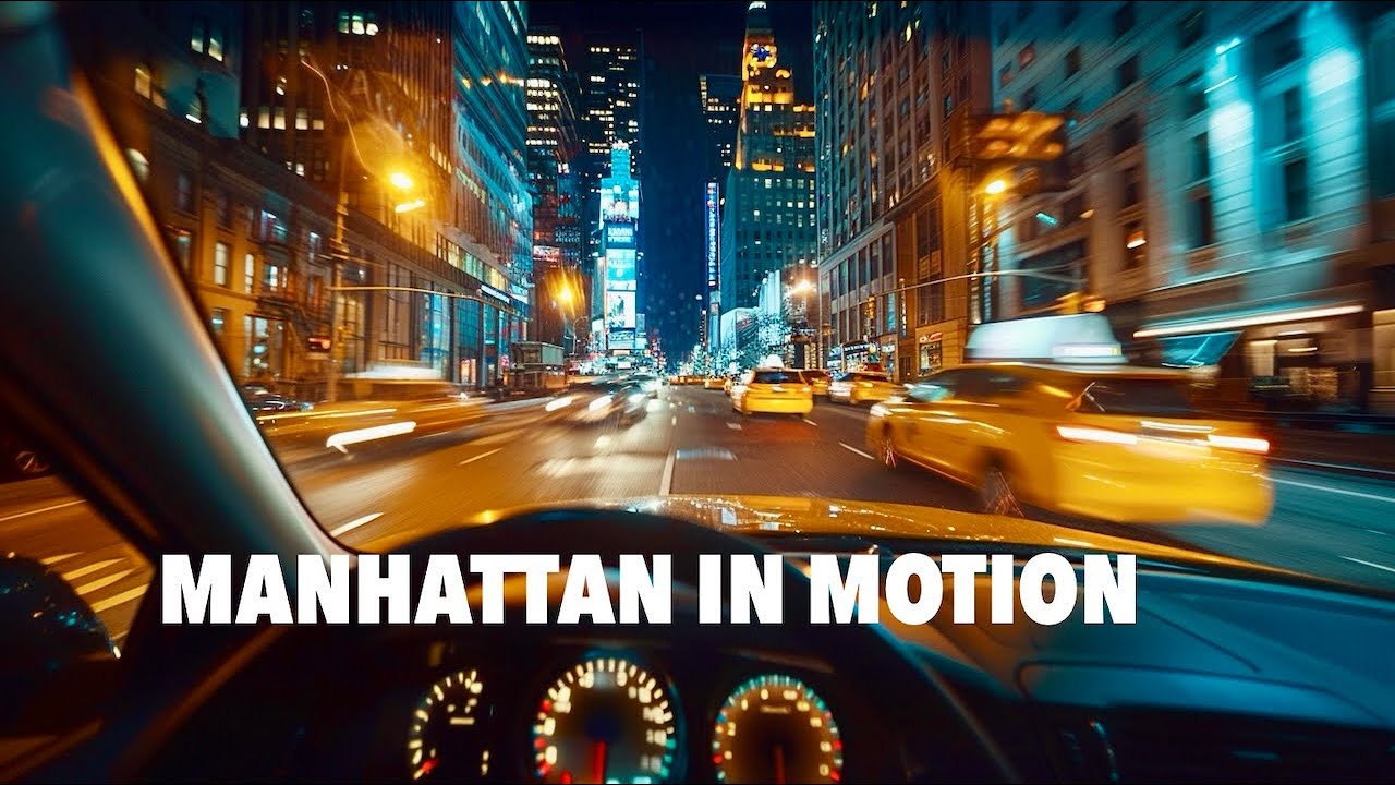 Feel the Rhythm of NYC | Fast POV Drive Through Manhattan