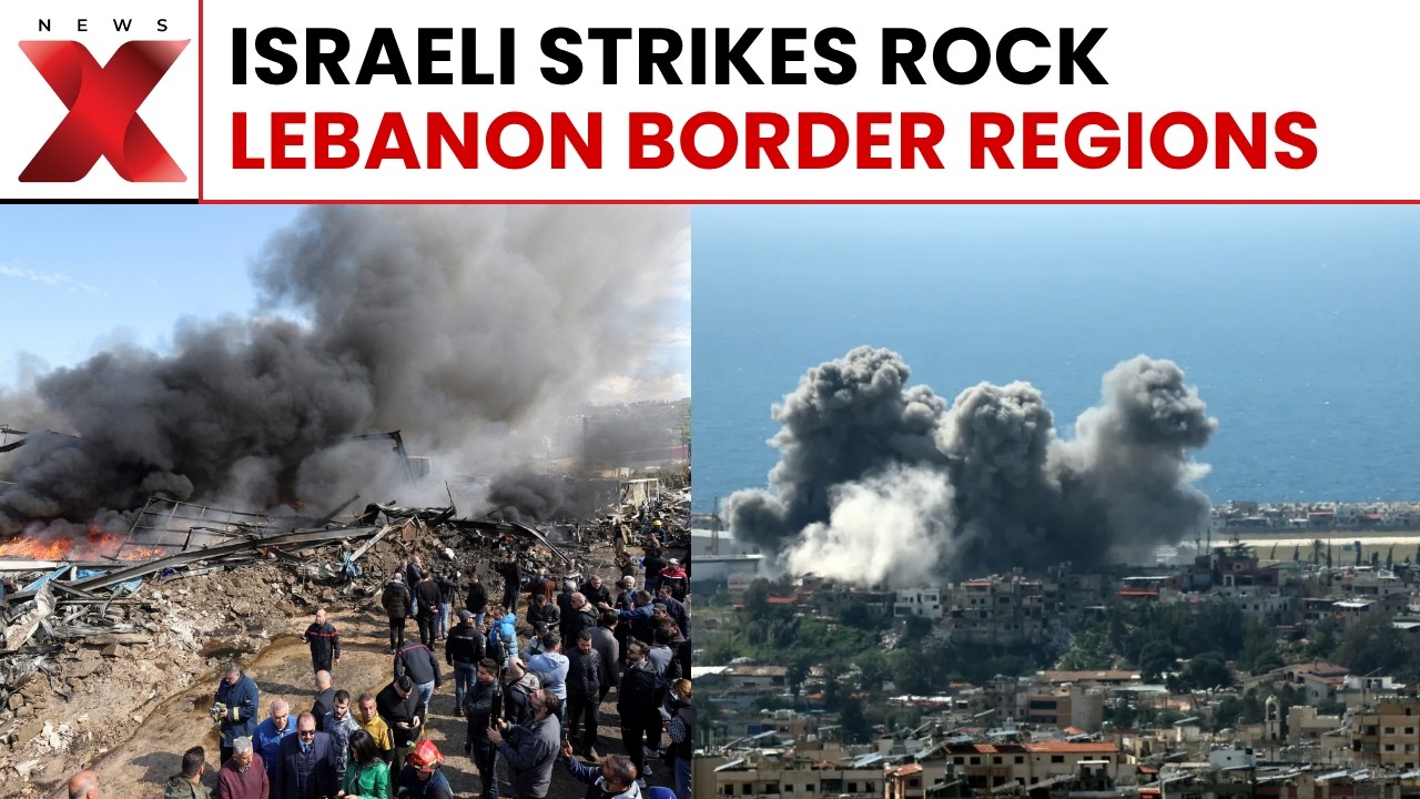 Smoke Billows Across Southern Lebanon Following Reported Israeli Strikes Near Border Areas | NewsX