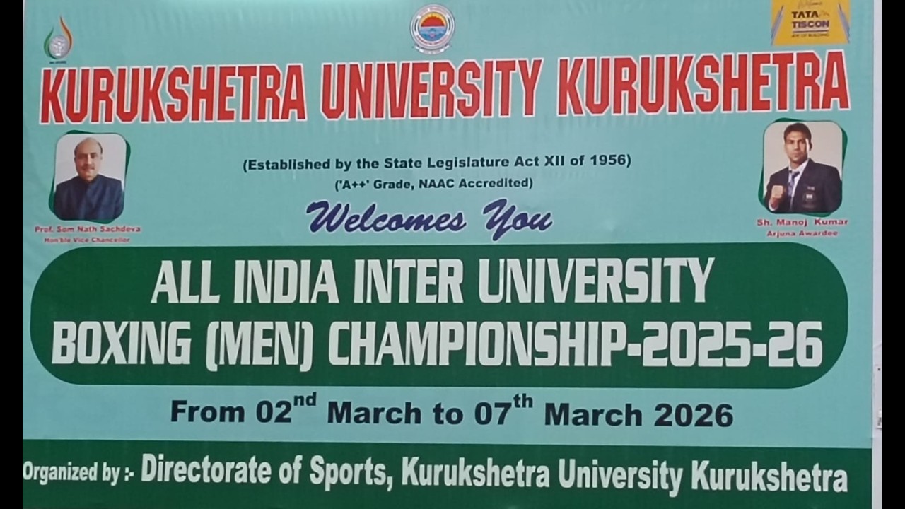 All India Inter University Boxing-(Men) Championship 2025-26 (Date- 04-03-2026) (Ring-02)