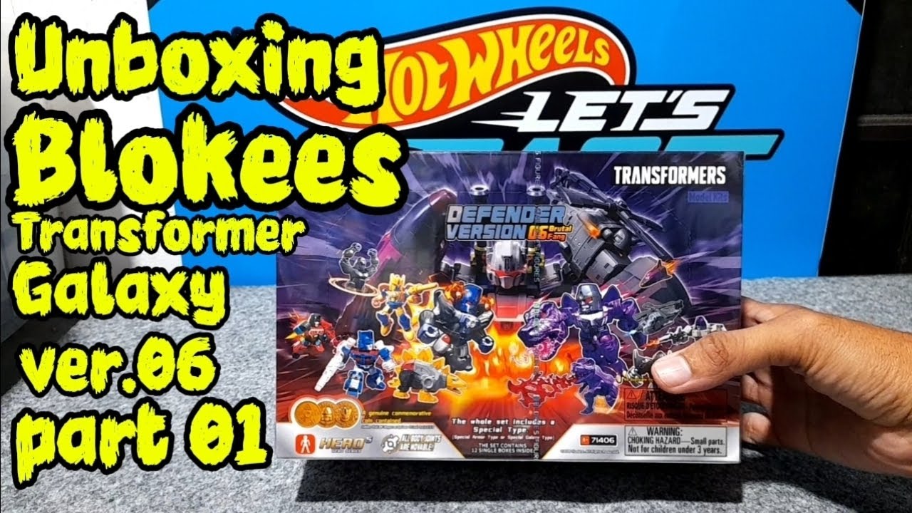 Unboxing Blokees transformer galaxy ver06 part 01
